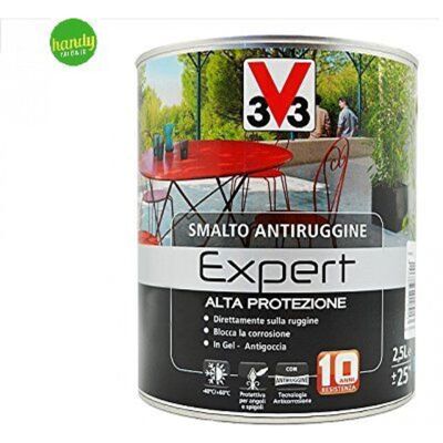 V33 Smalto Antiruggine Expert Lt 2,50 Bianco V33 Smalto Antiruggine Expert Lt 2,50 Bianco