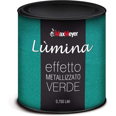 MAX MEYER - Maxmeyer - Lumina Finitura Metallizzataper Interni Effetto Metallizzato Verde 750 Ml MAX MEYER - Maxmeyer - Lumina Finitura Metallizzataper Interni Effetto Metallizzato Verde 750 Ml