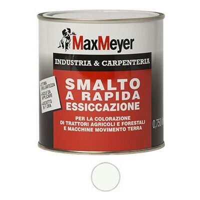MAX MEYER Smalto Rapida Essiccazione Lt. 0,75 Bianco Opaco MAX MEYER Smalto Rapida Essiccazione Lt. 0,75 Bianco Opaco