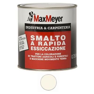 MAX MEYER Smalto Rapida Essiccazione Lt. 0,75 Bianco Puro MAX MEYER Smalto Rapida Essiccazione Lt. 0,75 Bianco Puro