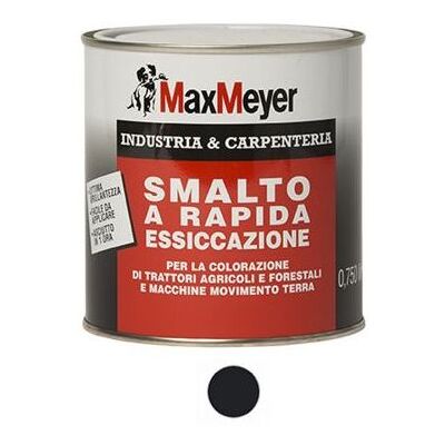 MAX MEYER Smalto Rapida Essiccazione Lt. 0,75 Nero Opaco MAX MEYER Smalto Rapida Essiccazione Lt. 0,75 Nero Opaco