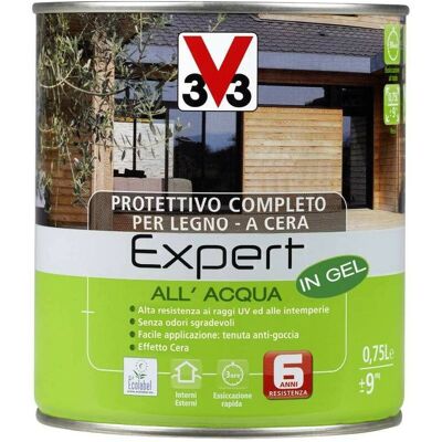 V33 - Impregnante Protettivo Completo Per Legno Expert All'acqua 2,5l Castagno Scuro V33 - Impregnante Protettivo Completo Per Legno Expert All'acqua 2,5l Castagno Scuro