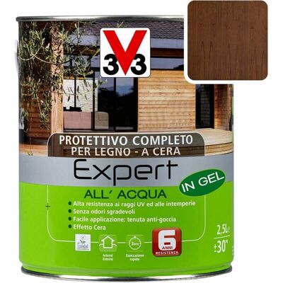 V33 - Protettivo Completo All'acqua 2,5 Lt Noce Scuro V33 - Protettivo Completo All'acqua 2,5 Lt Noce Scuro