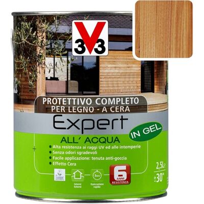 V33 - Impregnante Protettivo Cerato Lt.2.5 Noce Medio V33 - Impregnante Protettivo Cerato Lt.2.5 Noce Medio