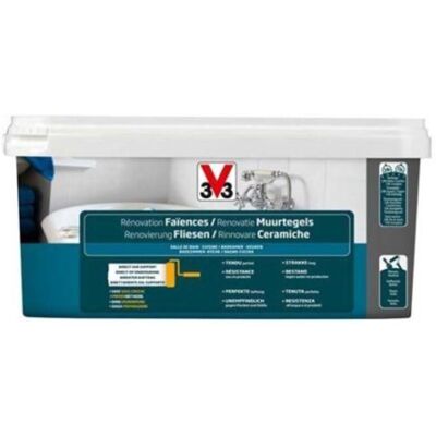 V33 Smalto Rinnovare Ceramiche Bianco Piuma Satinato 2 Lt V33 Smalto Rinnovare Ceramiche Bianco Piuma Satinato 2 Lt