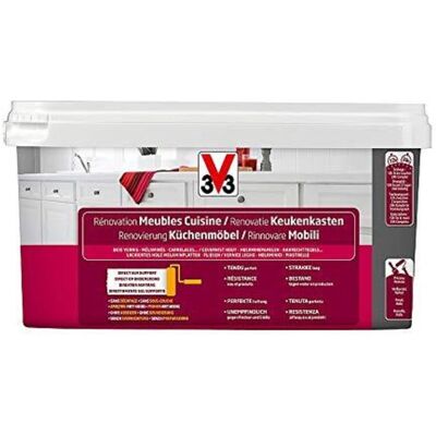 V33 Smalto Rinnovare Mobili Colore Grigio Chiaro Satinato 2 Lt V33 Smalto Rinnovare Mobili Colore Grigio Chiaro Satinato 2 Lt