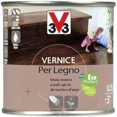 V33 Vernice Per Legno Cera Noce Medio Lt0,25 V33 Vernice Per Legno Cera Noce Medio Lt0,25