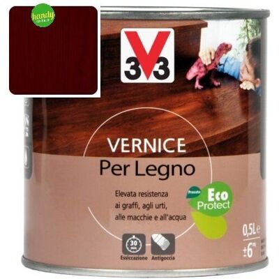 V33 Vernice Per Legno Cioccolato L.0,5 V33 Vernice Per Legno Cioccolato L.0,5