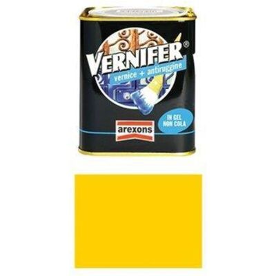 AREXONS Vernice Antiruggine Vernifer Brillante Satinata Metallizzata Interno Esterno - Colore: Giallo Brillante AREXONS Vernice Antiruggine Vernifer Brillante Satinata Metallizzata Interno Esterno - Colore: Giallo Brillante
