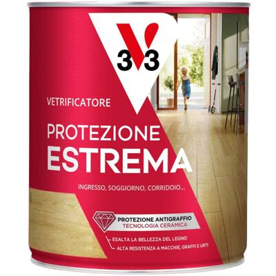 V33 Vetrificatore Per Parquet Protezione Estrema 750 Ml Aspetto Brillante V33 Vetrificatore Per Parquet Protezione Estrema 750 Ml Aspetto Brillante