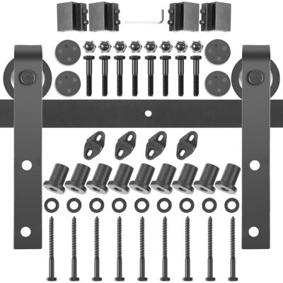 Vevor Kit di Ferramenta per Porta Scorrevole - 12ft, 150kg Vevor Kit di Ferramenta per Porta Scorrevole - 12ft, 150kg