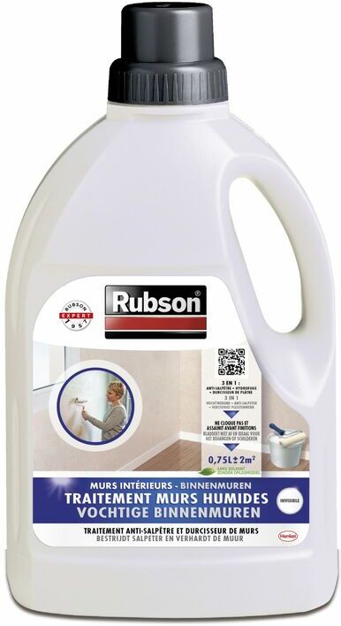 RUBSON - Indurente per intonaco Proteggi le tue pareti incolore 0,75 l