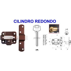 MIBRICOTIENDA Avl 8301-r 80 P Catenaccio Mm 50 Con Chiave Tonda E Pulsante 3 Chiavi MIBRICOTIENDA Avl 8301-r 80 P Catenaccio Mm 50 Con Chiave Tonda E Pulsante 3 Chiavi