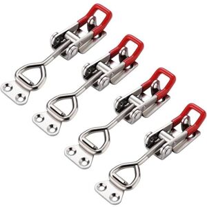 XISRENS Chiusure A Leva Regolabili, Chiusura A Leva Gh-4001, Chiusura Per Scatola, Chiusura A Leva Regolabile Con Morsetto, 4 Pezzi Di Chiusura A Morsetto, Capacità Di Carico Fino A 180 Kg/400 Libbre XISRENS Chiusure A Leva Regolabili, Chiusura A Leva Gh-4001, Chiusura Per Scatola, Chiusura A Leva Regolabile Con Morsetto, 4 Pezzi Di Chiusura A Morsetto, Capacità Di Carico Fino A 180 Kg/400 Libbre