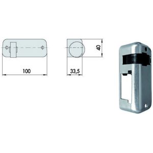 CISA Contropiastra Elettroserrature Sx 07018-00-2 CISA Contropiastra Elettroserrature Sx 07018-00-2