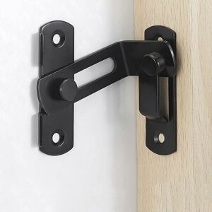 OEM Grandi Anelli Di Bloccaggio Ad Angolo Retto A 90 Gradi, Chiavistelli Di Bloccaggio Curvi, Chiavistelli A Leva Scorrevoli Per Porte E Finestre - Nero OEM Grandi Anelli Di Bloccaggio Ad Angolo Retto A 90 Gradi, Chiavistelli Di Bloccaggio Curvi, Chiavistelli A Leva Scorrevoli Per Porte E Finestre - Nero