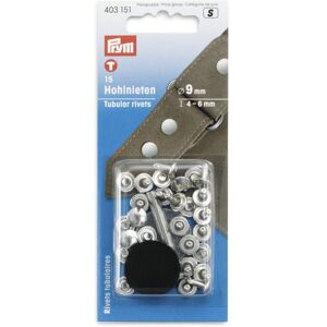 POSAMO Prym - Prym Silver (spessore 4-6mm) Rivet Tubolari - 1 Unità POSAMO Prym - Prym Silver (spessore 4-6mm) Rivet Tubolari - 1 Unità