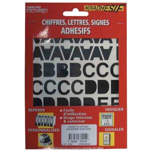 NOVAP Lettere Adesive Da 40 Mm - Nero NOVAP Lettere Adesive Da 40 Mm - Nero