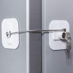 TUSERXLN Serratura Per Frigorifero E Congelatore Con Chiave Per La Sicurezza Dei Bambini Serratura Per Mettere In Sicurezza Frigoriferi E Armadietti (1 Set) Bianca TUSERXLN Serratura Per Frigorifero E Congelatore Con Chiave Per La Sicurezza Dei Bambini Serratura Per Mettere In Sicurezza Frigoriferi E Armadietti (1 Set) Bianca