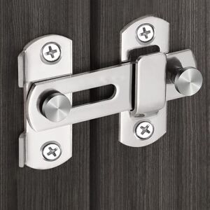 OEM Serratura Per Porta Scorrevole, Serratura Per Persiana, Chiavistello, Serratura Per Cancello, Catenaccio Con Viti Per Porte, Finestre, Armadi E Giardino, Finitura In Acciaio Inox Spazzolato OEM Serratura Per Porta Scorrevole, Serratura Per Persiana, Chiavistello, Serratura Per Cancello, Catenaccio Con Viti Per Porte, Finestre, Armadi E Giardino, Finitura In Acciaio Inox Spazzolato