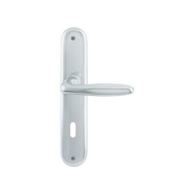 Set maniglie porta in alluminio Neusilber Hoppe - 72mm - Interno Set maniglie porta in alluminio Neusilber Hoppe - 72mm - Interno