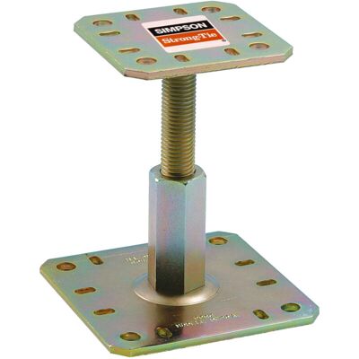 SIMPSON STRONG TIE Piede Di Supporto Regolabile Pprc 100x100mm - Spessore 5mm SIMPSON STRONG TIE Piede Di Supporto Regolabile Pprc 100x100mm - Spessore 5mm