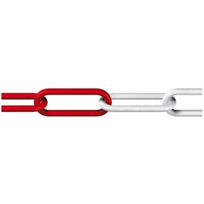 Catena di segnalazione Dörner Helmer - 25m - Rosso/Bianco - Resistente UV Catena di segnalazione Dörner Helmer - 25m - Rosso/Bianco - Resistente UV