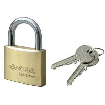 CISA - Lucchetto in ottone con arco in acciaio - Modello 21010 CISA - Lucchetto in ottone con arco in acciaio - Modello 21010