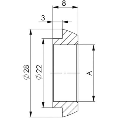 AMF Catherrosi Popping 494 Ku.antherazit Schildst.8mm Rd.rd. AMF Catherrosi Popping 494 Ku.antherazit Schildst.8mm Rd.rd.