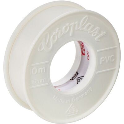 Nastro isolante elettrico Coroplast - 15mm x 10m - Bianco Nastro isolante elettrico Coroplast - 15mm x 10m - Bianco