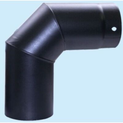 ALA Tubo Gomito Chiuso 90°per Stufe Aeternum Top - 12cm ALA Tubo Gomito Chiuso 90°per Stufe Aeternum Top - 12cm