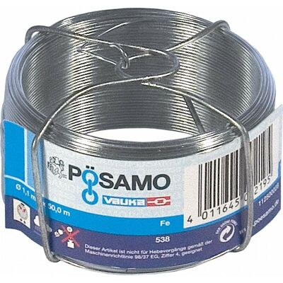 POSAMO Filo Zincato su Bobina - 0,9mm x 50m - Tipo di prodotto POSAMO Filo Zincato su Bobina - 0,9mm x 50m - Tipo di prodotto