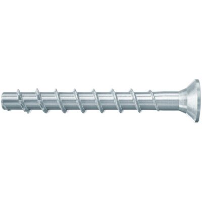 Fischer Viti Per Calcestruzzo Ultracut Fbs Ii 6x120/65 Sk Con Testa Svasata Piana Per Fissaggio E Installazione Controsoffitti In Cemento, Per Zona Sismica C1, Acciaio Zincato, 100 Pz - Fischer Viti Per Calcestruzzo Ultracut Fbs Ii 6x120/65 Sk Con Testa Svasata Piana Per Fissaggio E Installazione Controsoffitti In Cemento, Per Zona Sismica C1, Acciaio Zincato, 100 Pz -