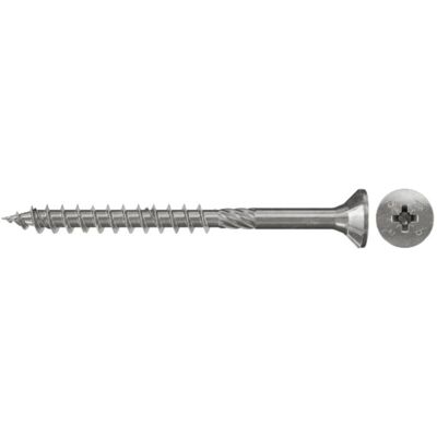 Viti in acciaio inox PowerFast Fischer 5x50mm - Per legno e truciolato Viti in acciaio inox PowerFast Fischer 5x50mm - Per legno e truciolato