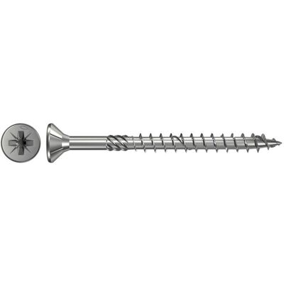 Vite in acciaio inox PowerFast Fischer - 5x45mm - Resistente alla corrosione - Confezione da 200 Vite in acciaio inox PowerFast Fischer - 5x45mm - Resistente alla corrosione - Confezione da 200