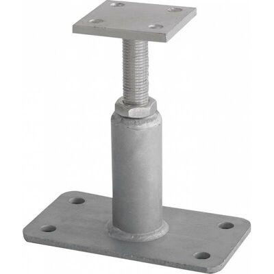 GH Baubeschläge PR - Piede di supporto regolabile, 80x80x8 mm GH Baubeschläge PR - Piede di supporto regolabile, 80x80x8 mm
