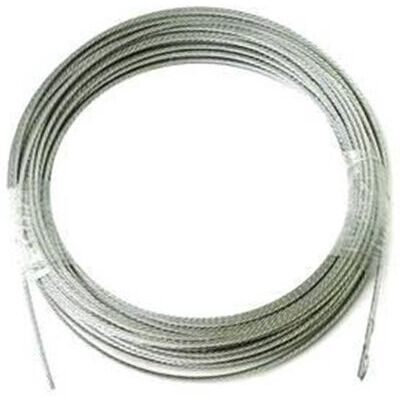 EUROSTORE07 - Fune metallica acciaio zincato - Ø6mm - Wire rope EUROSTORE07 - Fune metallica acciaio zincato - Ø6mm - Wire rope
