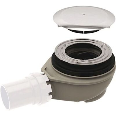 Scarico doccia Geberit con uscita PVC 40mm - Protezione acqua - Profondità 50mm Scarico doccia Geberit con uscita PVC 40mm - Protezione acqua - Profondità 50mm
