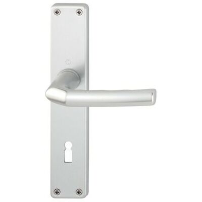 Set Maniglie Porta in Alluminio Birmingham - WC/Interno Set Maniglie Porta in Alluminio Birmingham - WC/Interno