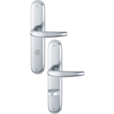 Set scudo lungo Hoppe - alluminio, 78mm, porta interna Set scudo lungo Hoppe - alluminio, 78mm, porta interna