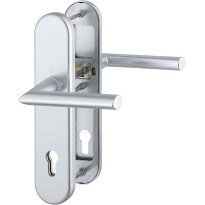 Set di sicurezza Hoppe in alluminio - 92mm/67-72mm, ES1 Set di sicurezza Hoppe in alluminio - 92mm/67-72mm, ES1