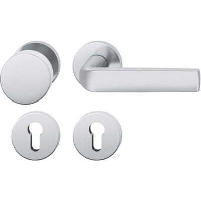Set Maniglie Porta e Finestra in Acciaio Inox FSB - Modello 12 1267 - Compatibile sinistra/destra Set Maniglie Porta e Finestra in Acciaio Inox FSB - Modello 12 1267 - Compatibile sinistra/destra