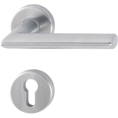 Kit maniglie porta Hoppe Stockholm in acciaio inox Kit maniglie porta Hoppe Stockholm in acciaio inox