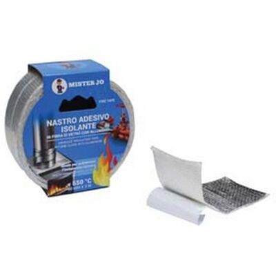 3M Nastro Adesivo Isolante In Fibra Di Vetro + Alluminio Alte Temperature - Mm.50 X 3 Mt. 3M Nastro Adesivo Isolante In Fibra Di Vetro + Alluminio Alte Temperature - Mm.50 X 3 Mt.