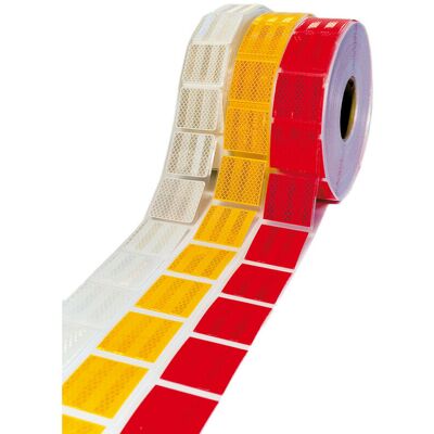 3M Nastro Adesivo Omologato Retroriflettente Diamond Grade 997 Per La Bordatura Dei Veicoli Telonati Rosso Bianco O Giallo Colore - Giallo, Misura - 51mm X 50 Metri 3M Nastro Adesivo Omologato Retroriflettente Diamond Grade 997 Per La Bordatura Dei Veicoli Telonati Rosso Bianco O Giallo Colore - Giallo, Misura - 51mm X 50 Metri