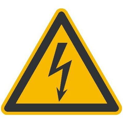 Magni - Pellicola segnale di avvertimento 15mm - Tensione elettrica - 500 pezzi Magni - Pellicola segnale di avvertimento 15mm - Tensione elettrica - 500 pezzi