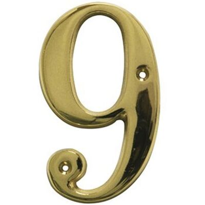 AMIG Numero 9 Ottone 10cm 2674 Amico AMIG Numero 9 Ottone 10cm 2674 Amico