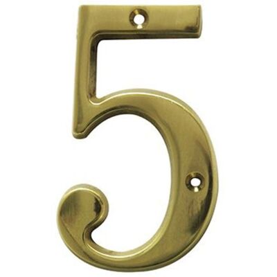 AMIG Numero 5 Ottone 10cm Am AMIG Numero 5 Ottone 10cm Am