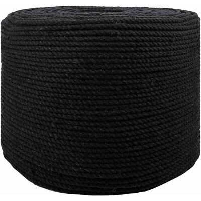 VIDAXL Corda Nero 0,8 X 0,8 X 25000 Cm Cotone VIDAXL Corda Nero 0,8 X 0,8 X 25000 Cm Cotone