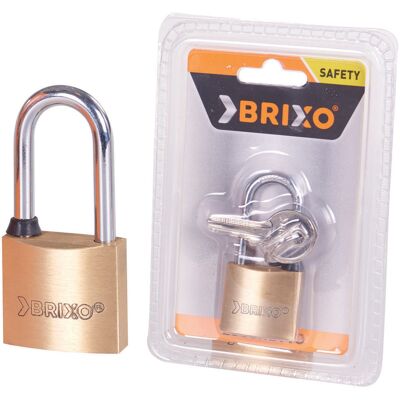 BRIXO Lucchetti Arco Lungo Mm.30 Blister BRIXO Lucchetti Arco Lungo Mm.30 Blister
